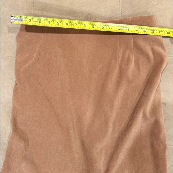 Briggs New York Brown Maxi Skirt 14P - Picture 6 of 7